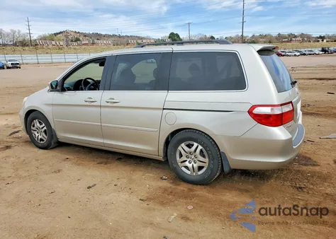 2006 Honda Odyssey Ex z USA, uszkodzony, nr VIN 5FNRL38466B048975